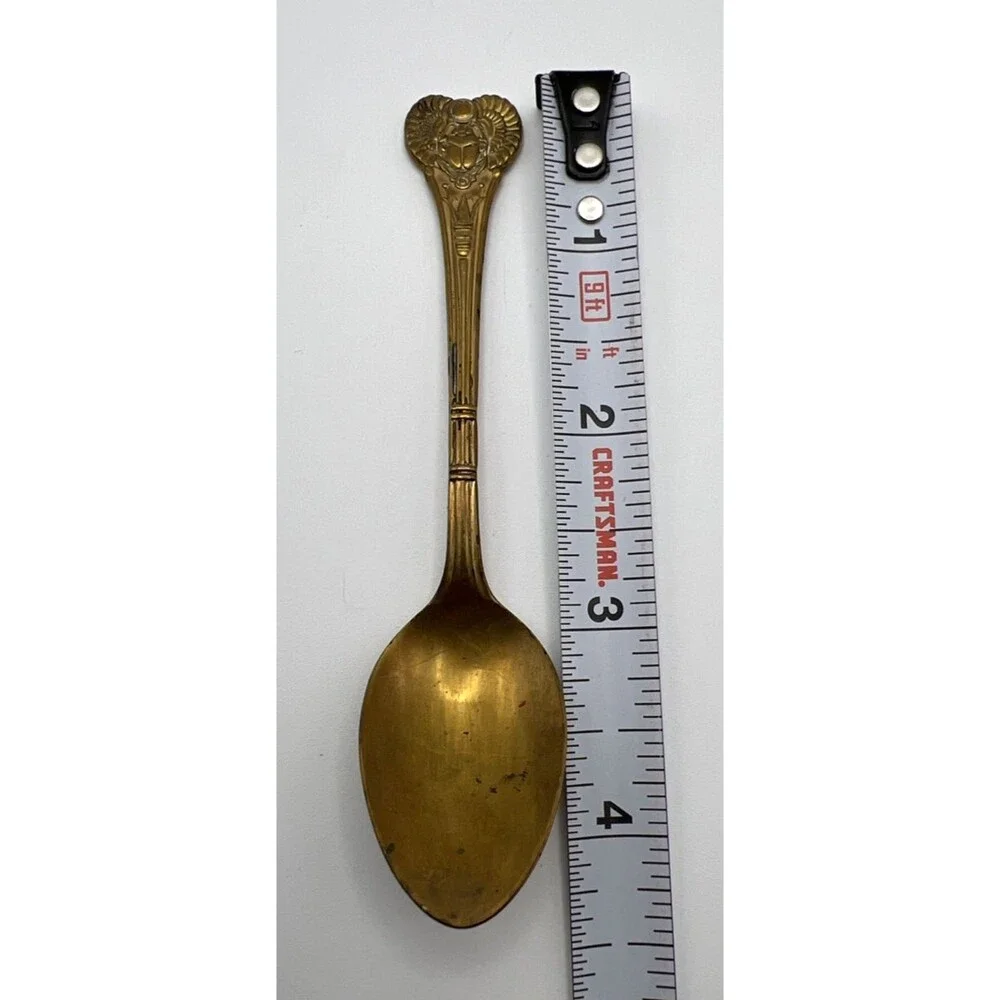Vintage Collectable Spoons Lot of 2 - Danmark W/Painted Bottom